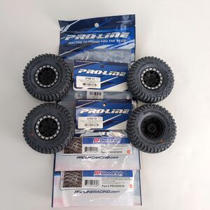 Set 4 Pro-Line RC Tires PRO1015214 BFGoodrich & 12mm Wheels 2769-13 Rock Terrain